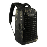 Mochila Tática Citizen Pro Militar Preta 30 Litros Invictus Cor Warskin Black