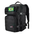 Mochila Tática Impermeável Patch Grande Para 45 Litros Br Cor Preto Desenho Do Tecido Liso