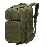 Mochila Tática Militar 50 Litros 1000d Resistente A Água Cor Verde