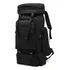 Mochila Tática Militar Impermeável 80 Litros Masculina Para Mochilão Pesca Cargueira Camping Trilha Trekking Acampamento Cor Preta Tokshop