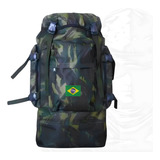 Mochila Tática Militar Trilha Camuflada Cor Verde camuflado