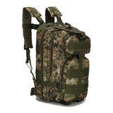 Mochila Tatica Reforçada Militar Camuflada 30lt Impermeavel Cor Verde 929 c Desenho Do Tecido Camuflagem