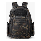 Mochila Tática Seal 40 Litros Invictus Cor Warskin Black