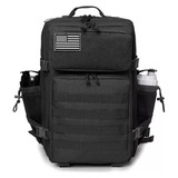 Mochila Tática Unistar Assault Militar Escolar Cor Preto 50l