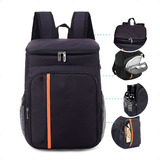 Mochila Térmica Cooler Praia Passeio Bag Marmita Cerveja 18l Cor Preto