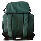 Mochila Térmica Motoboy Entregas Refeições Delivery Pizza Com Isopor Branco 45 Litros Marca Casa Bag E Bolsão Superior Com Costura Dupla Cor Verde