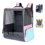 Mochila Transporte Pet Dobrável Ventilada Segurança Conforto