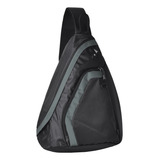 Mochila Transversal Masculina Juvenil Clio Sport Cor Cinza