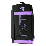 Mochila Traxart Pump Roxa   G   Para Carregar Patins skate Cor Lilás Desenho Do Tecido Lisa