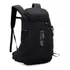 Mochila Trilha Camping Trekking 30l Forte Capa De Chuva Cor Preto Desenho Do Tecido Liso Com Costuras Reforçadas