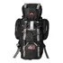 Mochila Trilhas E Rumos Crampon Tech 48 Lt  - Preta Pontilhada Ou Preta/verde Pontilhada