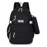 Mochila Unissex Colorida Resistente Original Livros Escolar
