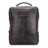 Mochila Unissex Couro Legítimo Leve E Compacta Notebook Cor Fóssil Brown Desenho Do Tecido Lisa