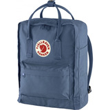 Mochila Urbana Clássica Fjallraven Kanken, Cor Azul Royal, Design Liso, 16l