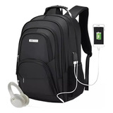 Mochila Viagem Grande Unissex Notebook Impermeável Usb Faculdade Escolar Reforçada