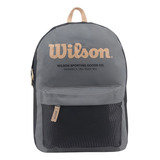 Mochila Wilson Escolar Trabalho Lazer Notebook Reforçada Cor Cinza 65 011006bl Desenho Do Tecido Lisa