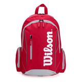 Mochila Wilson Esp Advantage 2 Vermelha E Cinza