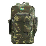 Mochilao Camuflada Camping Resistente