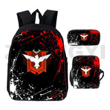 Mochilas 3d Free Fire Garena 3 Em 1 Para Adolescentes Lapto
