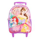 Mochilete Escolar Infantil Xeryus Princesas Disney Rosa 1107