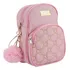 Mochilinha Feminina Mini Bolsa Costa Pequena Adulto Infantil Cor Rosa Bebê