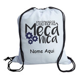 Mochilinha Sacolinha Curso Profissão 10un Personalizada