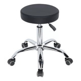 Mocho Banqueta Base Cromada Tatto Clinica Estetica Dentista