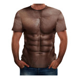 Moda Masculina R Muscular Man Print