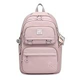 Moda Mochila Bolsa Escola Viagem Notebook Pronto Entrega Para Todo O Brasil- Livre De Imposto -Rosa-