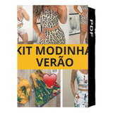 Moda Verão Moldes Cropped E Shorts Femininos