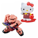 Model Kit Hello Kitty Ms-06s Char S Zaku Ii Gundam Bandai