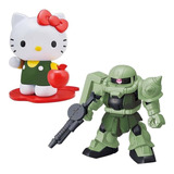 Model Kit Hello Kitty Zaku Ii Gundam Cross Silhouette Bandai