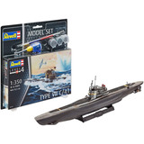 Model Set Submarino Alemão Type Vii