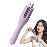 Modelador De Cabelo Com Rotação Automática Modelador De Cabelo Automático Modelador De Cabelo Automático De íon Negativo 32 Mm Varinha De Ondulação De Cano Largo Com Revestimento Cerâmico Ferro D