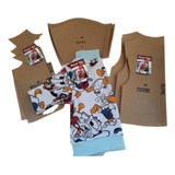 Modelagem De Roupa De Cachorro Kit C 4 Modelo Inverno Macho