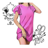Modelagem Em Pdf De Vestido Manga Franzida P Ao Xg 10