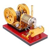 Modelo De Anatomia Modelo Educacional 2021 Modelo Mecânico Direção Dupla A Devocador Chamas Modelo Voo Duplo Motor Gerador Stirling O Kit Construção Força Calórica