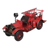 Modelo De Caminhão De Bombeiros Nostálgico Antigo Retrô