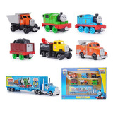 Modelo De Carro De Transporte De Caminhão 7pcs set