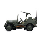 Modelo De Microcarro Military Green Time, Modelo Jeep Willy