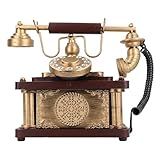 Modelo De Telefone Vintage Ornamental Retrô Para Janela De Bar, Escritório, Presente, Decoração De Resina Pintada à Mão, Decoração Retrô De Telefone Antigo Falso De 1920s