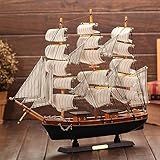 Modelo De Veleiro De Madeira Com 22 88 Cm De Altura Marinheiro Litoral Estilo Mediterrâneo Barco à Vela Feito à Mão Vintage Tema Náutico Oceano Ornamentos De Barco à Vela Decoração De Mesa