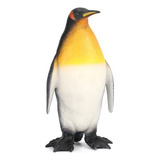 Modelo Figura Pinguim 30cm Realista Animais