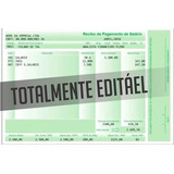 Modelo Holerite Comprovante De Renda Editável