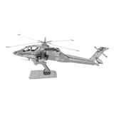 Modelo Metal Helicoptero Ah 64 Apache Kit 3d