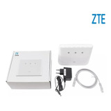 Modem 4g Roteador Wi fi Portátil Zte Mf293n Antena Externa Cor Branco