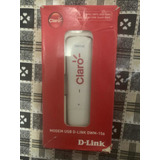 Modem Usb D link Dwm 156 3g C Saída Entrada P Antenarural