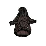 Modernpet Roupa Para Cachorro Moletom Com Capuz Preto Tam M