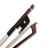 ModouString Arco De Viola 4 4 Madeira Do Brasil Com Sapo De ébano Decoração De Arame De Metal Natural Cabelo De Cavalo Pérola Incrustado Leve