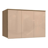 Modulado Quarto Armário Aéreo Solteiro 3 Portas